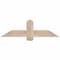 Ekena Millwork Eugene Smooth Timber Gable Bracket, Douglas Fir, 48"W x 14"H x 1 1/2"D x 5 1/2"F, 7/12 Pitch GBW048X14X0206EUG00SDF - alternate 1